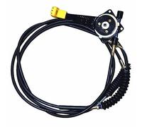 APSMOTIV Câble d'accélération JCB eco MAX pour chargeuse-pelleteuse 4DX - Assemblage d'accélérateur - 1949 à 2017 - Câble universel pour pelle rétrocaveuse - Longueur du kit 3,7 m