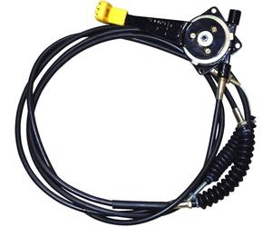 APSMOTIV Câble d'accélération JCB eco MAX pour chargeuse-pelleteuse 4DX - Assemblage d'accélérateur - 1949 à 2017 - Câble universel pour pelle rétrocaveuse - Longueur du kit 3,7 m