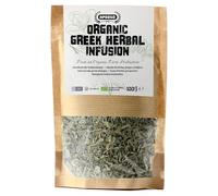 APSOGO Tisane d’Herbes Grecques Bio - Thym de Montagne, Sauge, Dictame & Mélisse - Feuilles en vrac - Sans caféine - Sachet éco - 100 g
