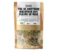 APSOGO Tisane de montagne biologique avec rose - infusion de plantes - qualité premium et goût exceptionnel - produite en Grèce - 50g