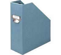 Apt-1318452151 - S.O.H.O. Porte-Revues Pour Din A4, Avec Poignée Et Étiquette Inscriptible, 11,5 X 26 X 31,5 Cm, Denim, 1 Pièce