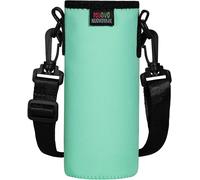 Apt-750ml Bolso De Botella De Agua Portátil De Neopreno, A Prueba De Caída Y Golpes, Funda Protecdora Impermeable De Cantimplora Al Aire Libre Con Correa De Hombro, Menthe Verte