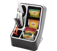 Apt-Alba Rdvdisplay Distributeur De Thé Aluminium Gris Métal Et Noir 13, 5x12x20, 5 Cm
