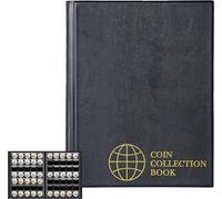 Apt-Album De 350 Pochettes Pour Pièces De Monnaie \U2013 3,0 X 3,5 Cm/ 1,2 X 1,4 Zoll \U2013 Carnet De 10 Pages \U2013 Format Lettre, Poche 3,0 X 3,5 Cm - Noir Classique Cs0235bk