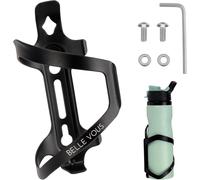 Apt-Belle Vous Porte Bidon Noir À Rangement Latéral Pour Vélo - Porte Gourde Léger Et Sportif Pour Le Vélo - Support Porte Bouteille Solide Pour Velo De Route Et Vtt