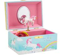APT-- Boîte à Bijoux Musicale pour Fille, Licorne Arc-en-Ciel Enchantée - Mélodie The Beautiful Dreamer