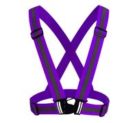APT Bretelles élastiques réfléchissantes violettes