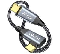 Apt-Câble De Données Usb C 3,2 Gen 2 X 2 À Angle Droit, Transfert De Données Haute Vitesse De 20 Gbit/S, Écran 4k @ 60 Hz, Cordon De Charge Pd De Type C 100 W Pour Téléphone, Pssd, Appareils Photo