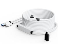 APT-Câble Link de 5 m compatible avec Meta Quest 3/2/Pro, Pico 4/Pro, câble de charge USB-C séparé pour l'alimentation, accessoire USB 3.0 vers type C pour casque VR/PC de jeu