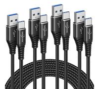 APT-Câble USB C [1M+1M+2M+2M,Lot de 4],Cable Chargeur USB Type C Charge Rapide Nylon Tressé pour Samsung Galaxy S20 S21 S9 S10 S22 S23 S24 FE Plus Ultra 5G A71 A13 A14 A20e A14 A23 A21 A41 A51 A54 A1