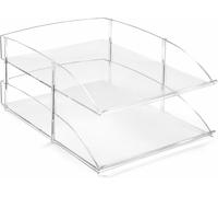 Apt-Clear Acrylic Double Letter Tray 3038