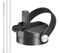 Apt-Couvercle À Paille Pour Bouteille Hydro Flask À Large Ouverture (340,2 G, 510,3 G, 623,7 G, 680,4 G, 907,2 G, 1234 G, 1814,4 G), Couvercle Avec Pailles Pour Bouteille D'eau Hydroflask À Large