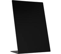 Apt-Europel Présentoir De Table A4 Tableau Noir Avec Support - Tableau Ardoise De Comptoir En L Avec Base Intégrée - Tableau Noir Pour Restaurant, Food Truck, Mariage, Fête