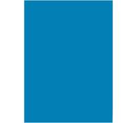Apt-Folia 6334 - Lot De 50 Feuilles De Papier De Couleur - Bleu Moyen - Format A3-130 G/M² - Pour Le Bricolage Et La Conception Créative Des Cartes, Des Images De Fenêtre Et Pour Le Scrapbooking