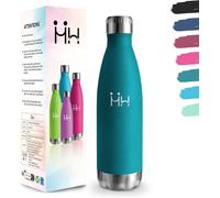 Apt-Gourde Isotherme, 500 Ml Sans Bpa, 18/8 Acier Inoxydable, Bouteille Isotherme, Isolation Sous Vide ¿¿ Double Paroi, Gourde Acier Inoxydable Pour ¿¿Cole, Randonn¿¿E - Vert Mousse Bouteille D'eau
