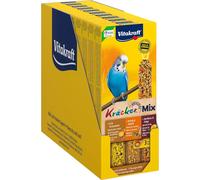 Apt-Kräcker Mix, Snack Pour Oiseaux, Aux ?ufs Et Graines D¿Herbe, Abricot Et Figue, Miel Et Sésame, Pour L¿Entretien Du Bec, Sans Ajout De Sucre (10x80g)