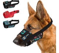 APT-Muselière pour Chien \u2013 Housse de Protection buccale réglable en Nylon Tribal Doux et Respirant pour Chiens de Petite, Moyenne et Grande Taille, Anti-Mastication, aboiement M/L