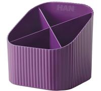 Apt-Mutlipot Re-X-Loop - Dites Oui Au 100% Recyclé, Design Moderne Et Jeune, Pour Toutes Les Petites Fournitures De Bureau, Lila, 17238-957