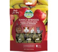 Apt-Oxbow Animal Health Simple Reward Apple Banana Oven Baked Fiber Rich Treats 2z