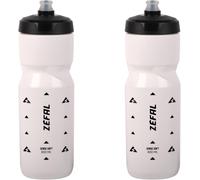 Apt-Pack Sense Soft 80 Bidon Velo Et Vtt- Lot De Deux Gourdes Sport Souples Et Inodores - Bidon Eau Sans Bpa - Tetine Silicone - Blanc, 2 X 800 Ml