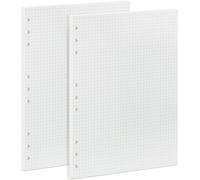 Apt-Papier Recharge B5 90 Feuilles, Quadrill¿¿ 5mm, Compatible Reliure 9 Anneaux, 100g/M2 - Pour Carnets, ¿¿Cole, Bureau, Notes, Journal Cr¿¿Atif & Impression(18 X 25,5 Cm)