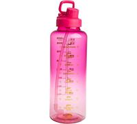 Apt-Paris Hilton Gourde De Motivation De 1,8 L En Rose ¿ Phrases Inspirantes, Anti-Fuite, Idéale Pour Le Sport Et La Vie Quotidienne, Plastique, 115 X 10 X 32 Mm