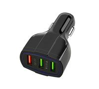 APT PLS34F Chargeur de voiture Quick Charge 3.0 3xUSB noir