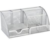 Apt-Réf Dt5 S Organiseur De Bureau Avec Pieds En Caoutchouc Anti-Traces Argenté Taille L