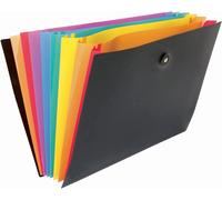 Apt-- Trieur 8 Positions Rainbow Class En Polypropylène - Pochette Extensible À Soufflet Format A4