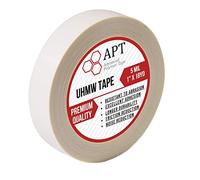 APT, UHMW Ruban en polyéthylène résistant à l'abrasion, aux chocs, pour la protection de surface, la friction et la réduction du bruit pour doubler les surfaces coulissantes (2,5 cm x 18 m, 5 mm UHMW)