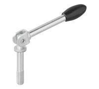 APT Verrou à bascule pour bride de roue jockey pliable M12 verrou à bascule pour support de bride 48 mm