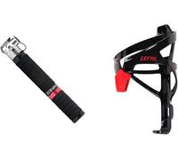 Apt-Zéfal Z Cross Xl Mini-Pompe Vtt Alu/Mousse. Télescopique Noir, 230 Mm