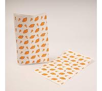 APTA Lot de 500 sacs plats à soufflet pour aliments avec liquide chaud et froid 20 + 7 (soufflets) x 35 cm