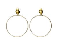 Aptafêtes - AC0140 - Boucles d'oreilles créoles a clip - la paire