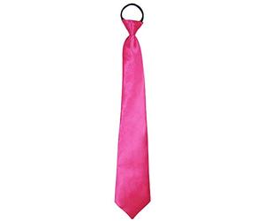 Aptafêtes - AC1270/ROSEFLUO - Cravate satin rose fluo