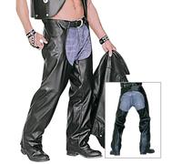 Aptafêtes - AC3000 - Chaps noir simili cuir taille M