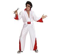 W WIDMANN MILANO Party Fashion - Costume King Of Rock'N'Roll, années 50, rock star, chanteur, costumes de carnaval