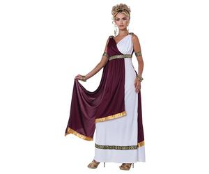 Aptafêtes - CS929612/S - Déguisement - Robe - Cape Drapée Attachée sur Épaule - 2 Médaillons - Deux Brassards - Taille S