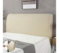 APTBJKUiU Housse Tete de lit,Housse de Protection de tête de lit Housse De Tête De Lit Lavable Anti-poussière Pack Complet 360 °Gris 150 cm Convient pour Une tête de lit 140-170 cm…