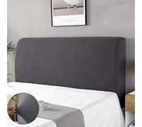 APTBJKUiU Housse Tete de lit,Housse de Protection de tête de lit Housse De Tête De Lit Lavable Anti-poussière Pack Complet 360 ° Gris 150cm Convient pour Une tête de lit 140-170 cm…