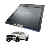 Aptfkec Cache-Bagages Couvre-tonneau Enroulable Manuel Rétractable Étanche en Alliage D'aluminium Couvre-lit Camion Verrouillable 4x4 Rideau Coffre