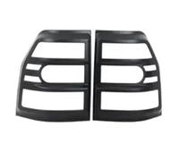 Aptfkec Couvercle Feu Arrière Pour Pajero, Pour Montero V93, Protecteur Voyant D'avertissement Pour Shogun, Chrome Noir 2 Pièces, Cadre Feu Anti-Brouillard