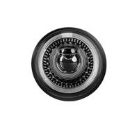Aptfkec Indicateur Lampe Phare Rond LED Pour Moto Tout-terrain, 7 Pouces, 5.75, 6000K, Feu De Travail, Voyant D'avertissement Ambre, Faisceau Hi/Lo