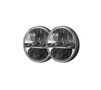 Aptfkec Projecteur Principal Feux Phares Phare LED H4 À Faisceau Haut Et Bas Pour Moto 7 Pouces 4x4 Pour Wrangler TJ JK LJ CJ Pour Land Pour Rover Pour Defender Pour Hummer 12V 24V