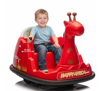 Aptliton Auto Tamponneuse Enfant, Voiture Electrique Enfant 2-5 Ans, 6V 4.5AH Batterie Longwei, Double Moteur 380, Télécommande 2.4G, Rotation 360°, Ceinture 5 Points, LED, Musique, Norme Européenne,
