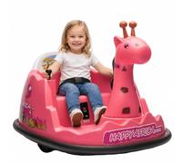 Aptliton Auto Tamponneuse Enfant, Voiture Electrique Enfant 2-5 Ans, 6V 4.5AH Batterie Longwei, Double Moteur 380, Télécommande 2.4G, Rotation 360°, Ceinture 5 Points, LED, Musique, Norme Européenne,