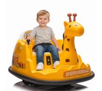 Aptliton Auto Tamponneuse Enfant, Voiture Electrique Enfant 2-5 Ans, 6V 4.5AH Batterie Longwei, Double Moteur 380, Télécommande 2.4G, Rotation 360°, Ceinture 5 Points, LED, Musique, Norme Européenne,