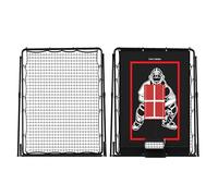 Aptliton Filet d’entraînement 2-en-1 Baseball Softball Double Face - Filet de Lancer et Rebond Ajustable en Fer et Filet PE - Taille 155x121x103 cm - Multisport Portable Montage Facile pour Jardin