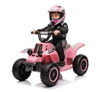 Aptliton Quad Électrique Enfant 6V, Voiture Électrique Enfants avec Batterie Longwei & Moteur 390#, Chargeur Norme Européenne, Scooter & Moto Électrique Enfant, Buggy Tout-Terrain Multi Couleurs