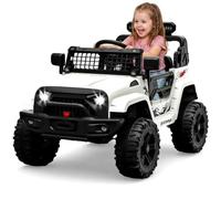 Aptliton Voiture Électrique Enfant 12V BDM-0922-G2, Double Moteur 35W, Batterie Longwei 4.5Ah, Chargeur Linke 500mA, Télécommande 2.4G, LED Bluetooth, Voiture Enfant 1-8 Ans